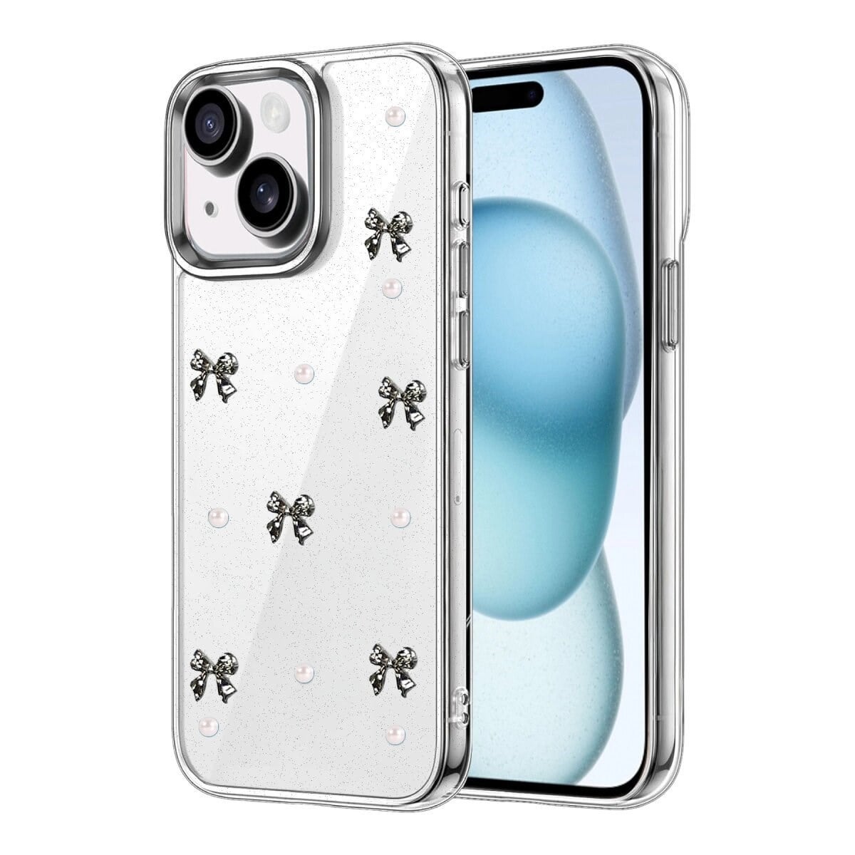 Apple İphone 14 Fiyonk Desenli Kapak - Desen 8
