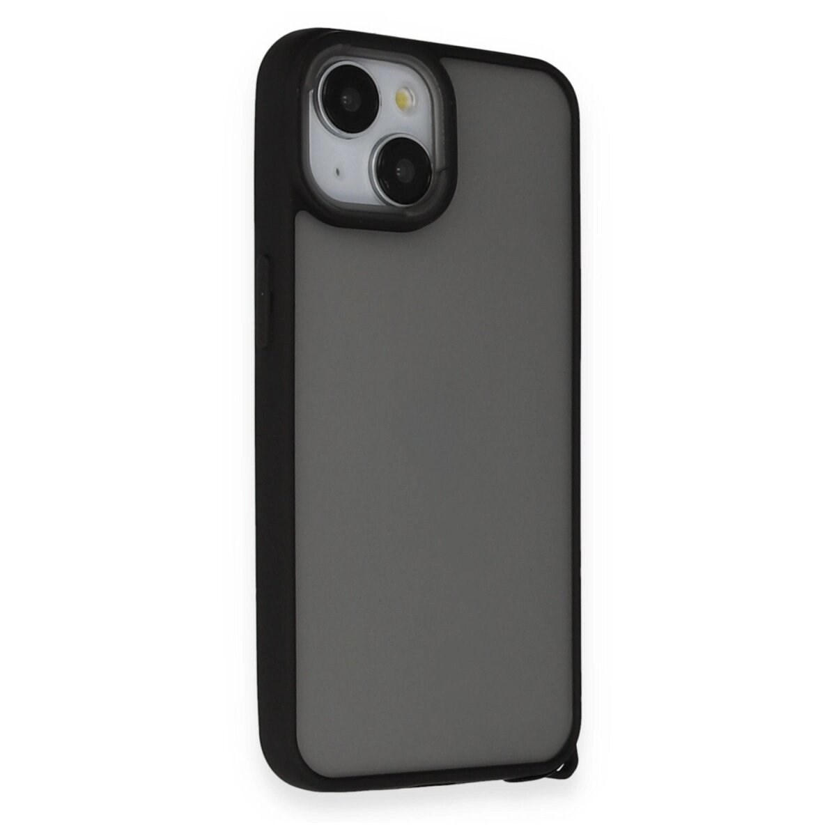 Apple İphone 14 Kılıf Elegant Kapak - Siyah