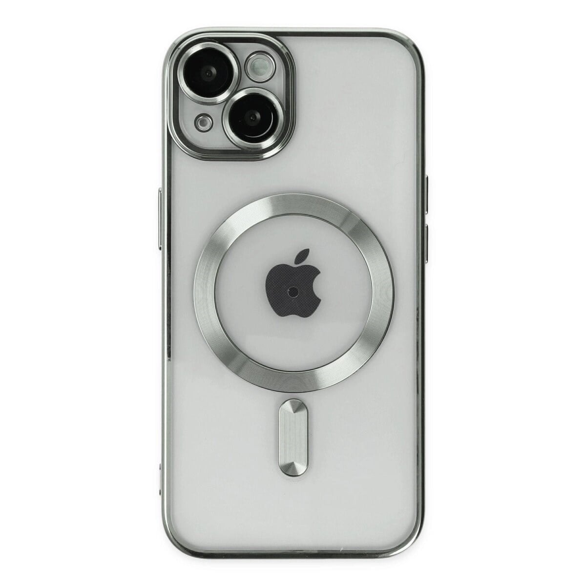 Apple İphone 14 Kılıf Kross Magneticsafe Kapak - Gümüş