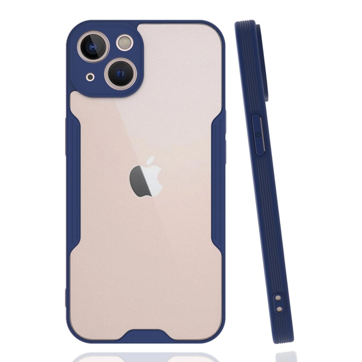 Apple İphone 14 Plus Kılıf Platin Silikon - Lacivert