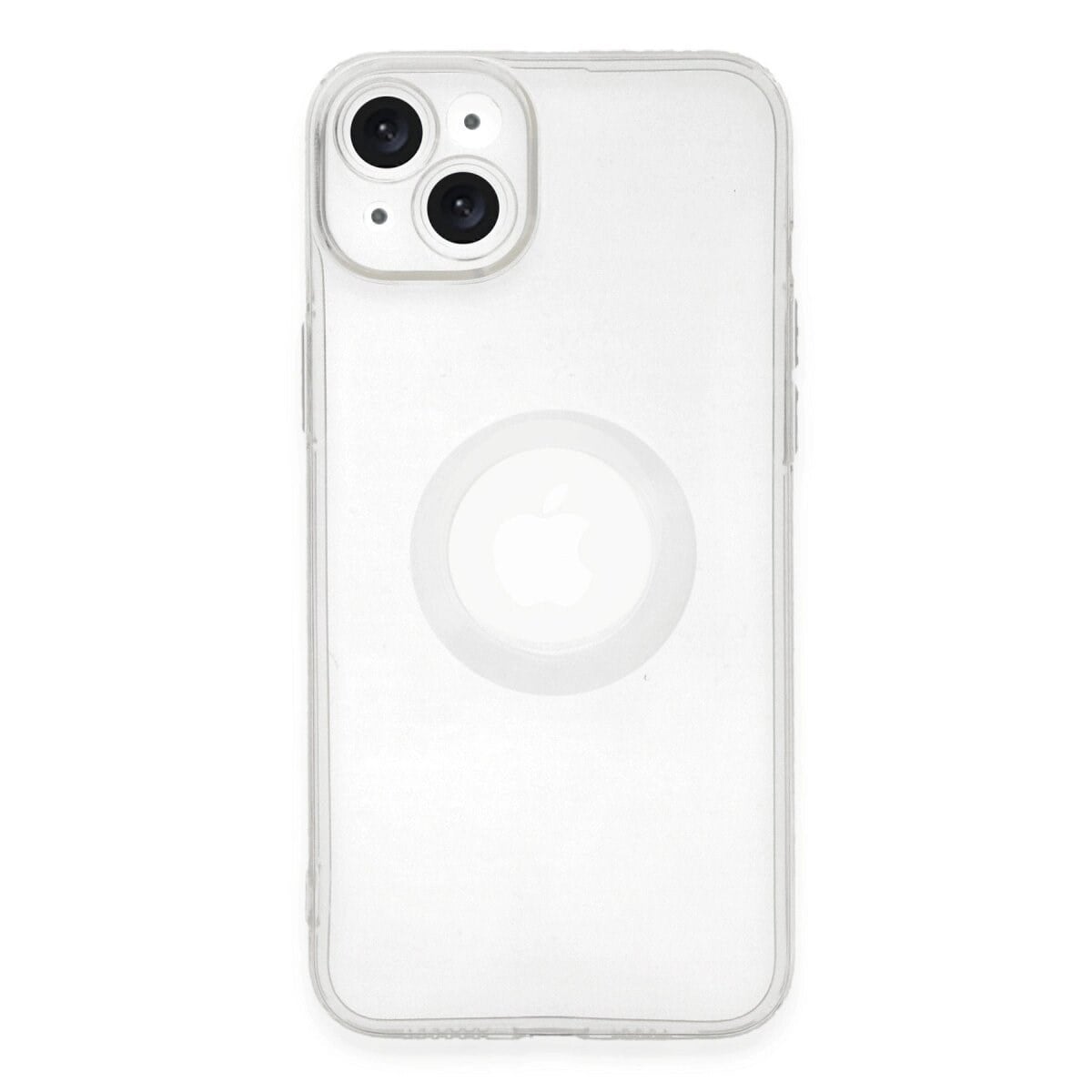 Apple İphone 14 Plus Kılıf Santa Lens Silikon - Şeffaf