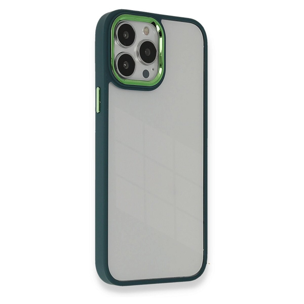 Apple İphone 14 Pro Kılıf Dora Kapak - Haki Yeşil