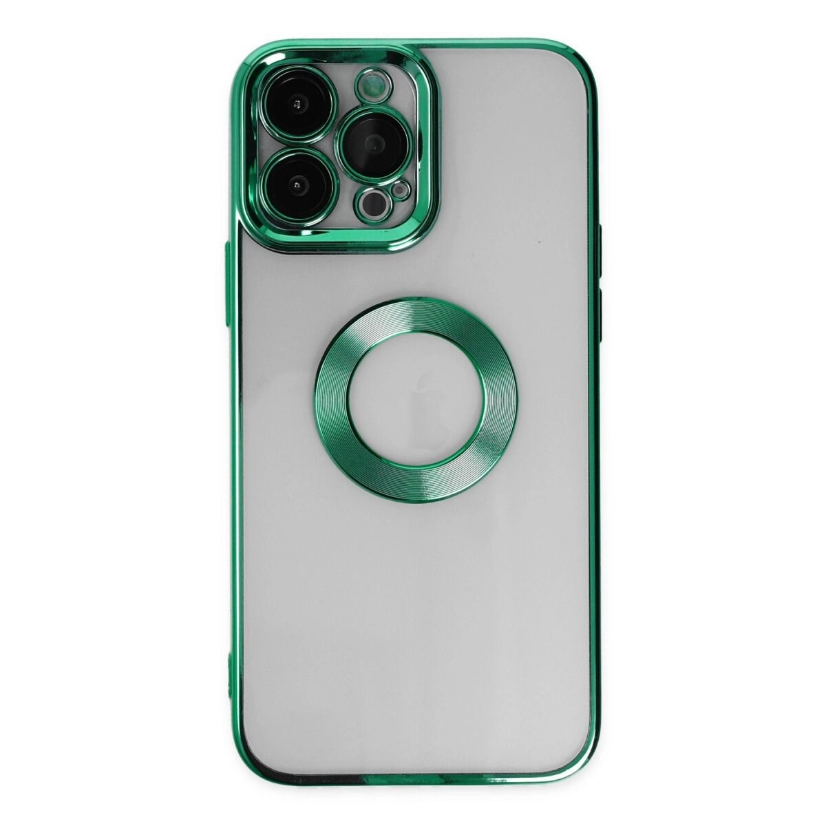 Apple İphone 14 Pro Kılıf Slot Silikon - Köknar Yeşili