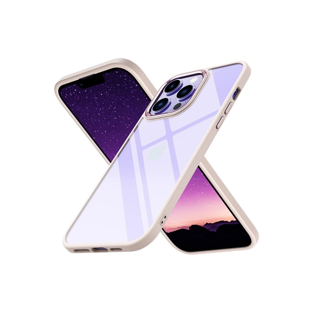 Apple İphone 14 Pro Max Kılıf Power Silikon - Rose