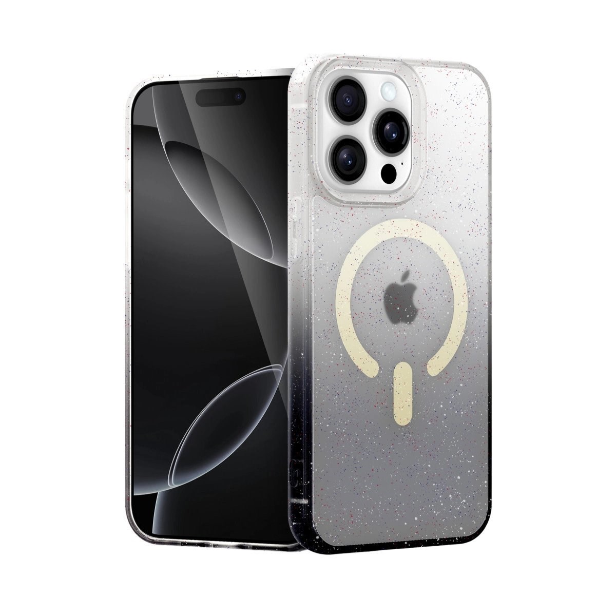 Apple İphone 14 Pro Pummel Shiny Magsafe Kapak - Siyah