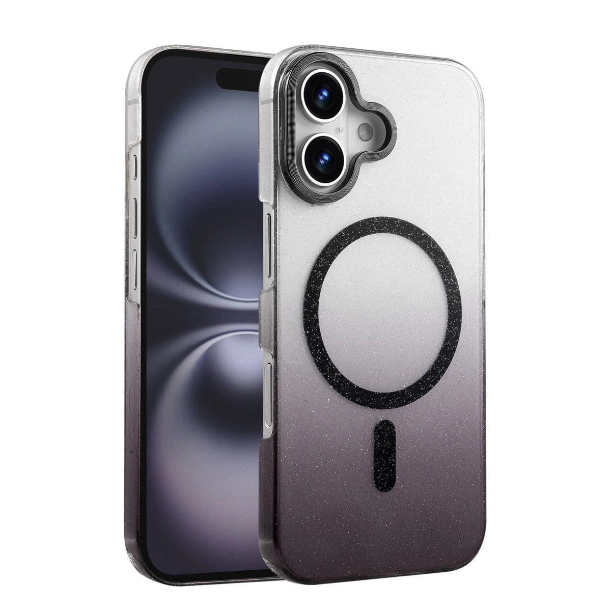 Apple İphone 16 Glossy Magsafe Kapak - Siyah