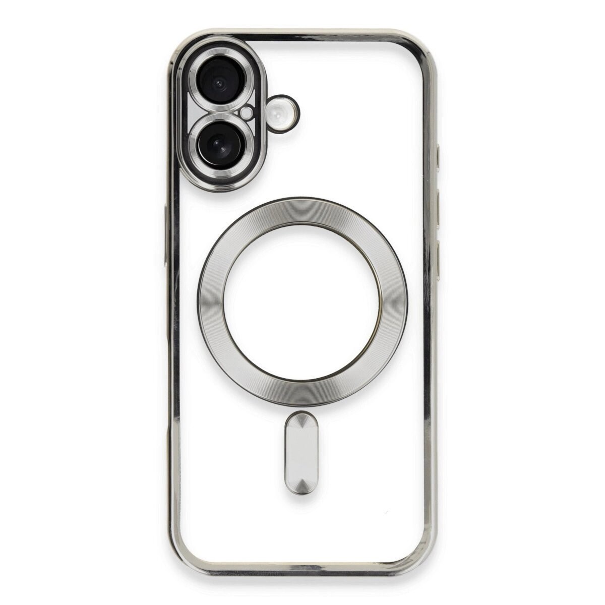 Apple İphone 16 Kılıf Kross Magneticsafe Kapak - Gümüş