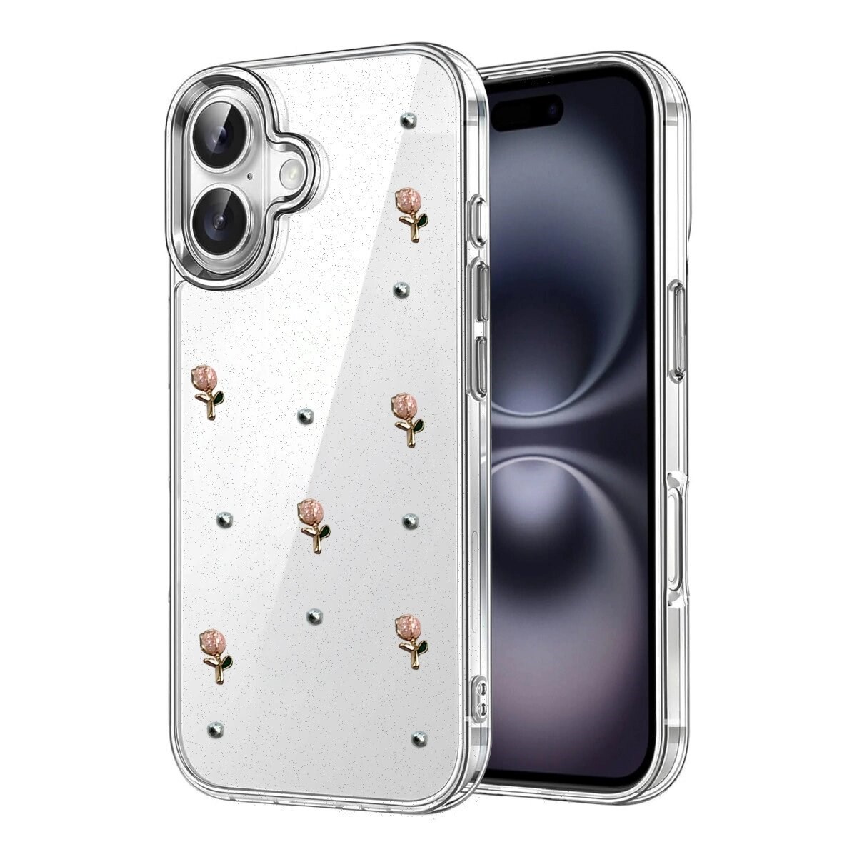 Apple İphone 16 Plus Fiyonk Desenli Kapak - Desen 6