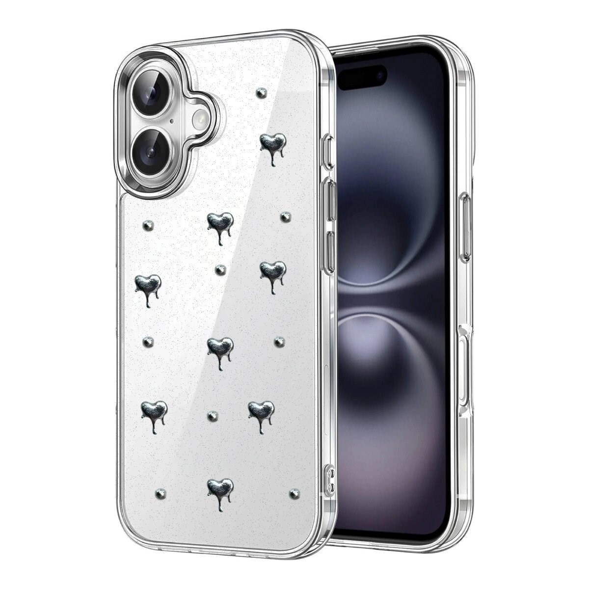 Apple İphone 16 Plus Fiyonk Desenli Kapak - Desen 1