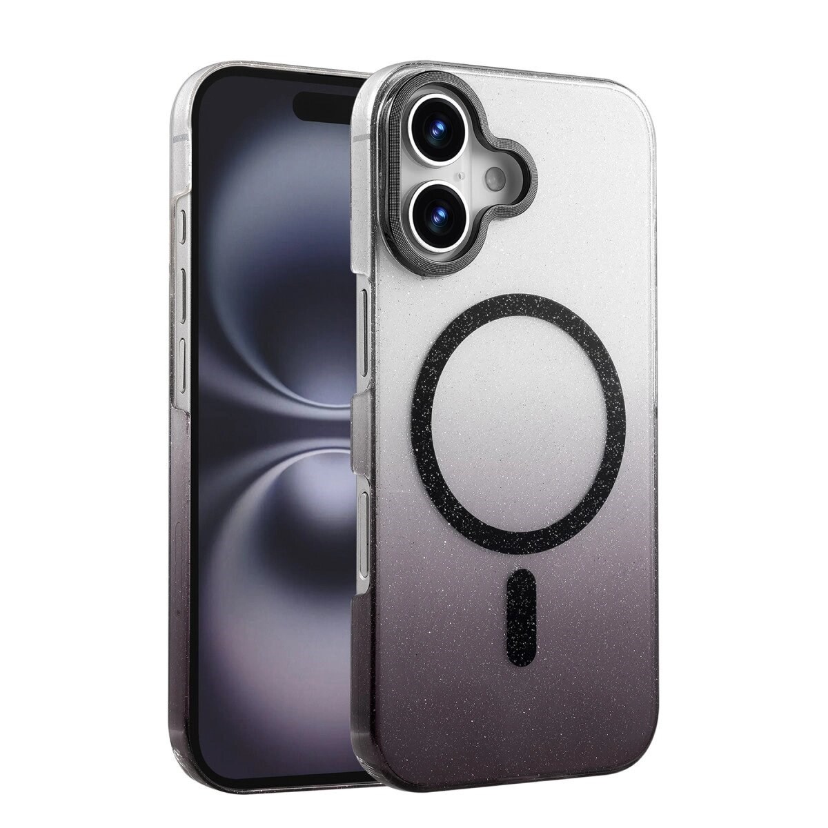 Apple İphone 16 Plus Glossy Magsafe Kapak - Siyah