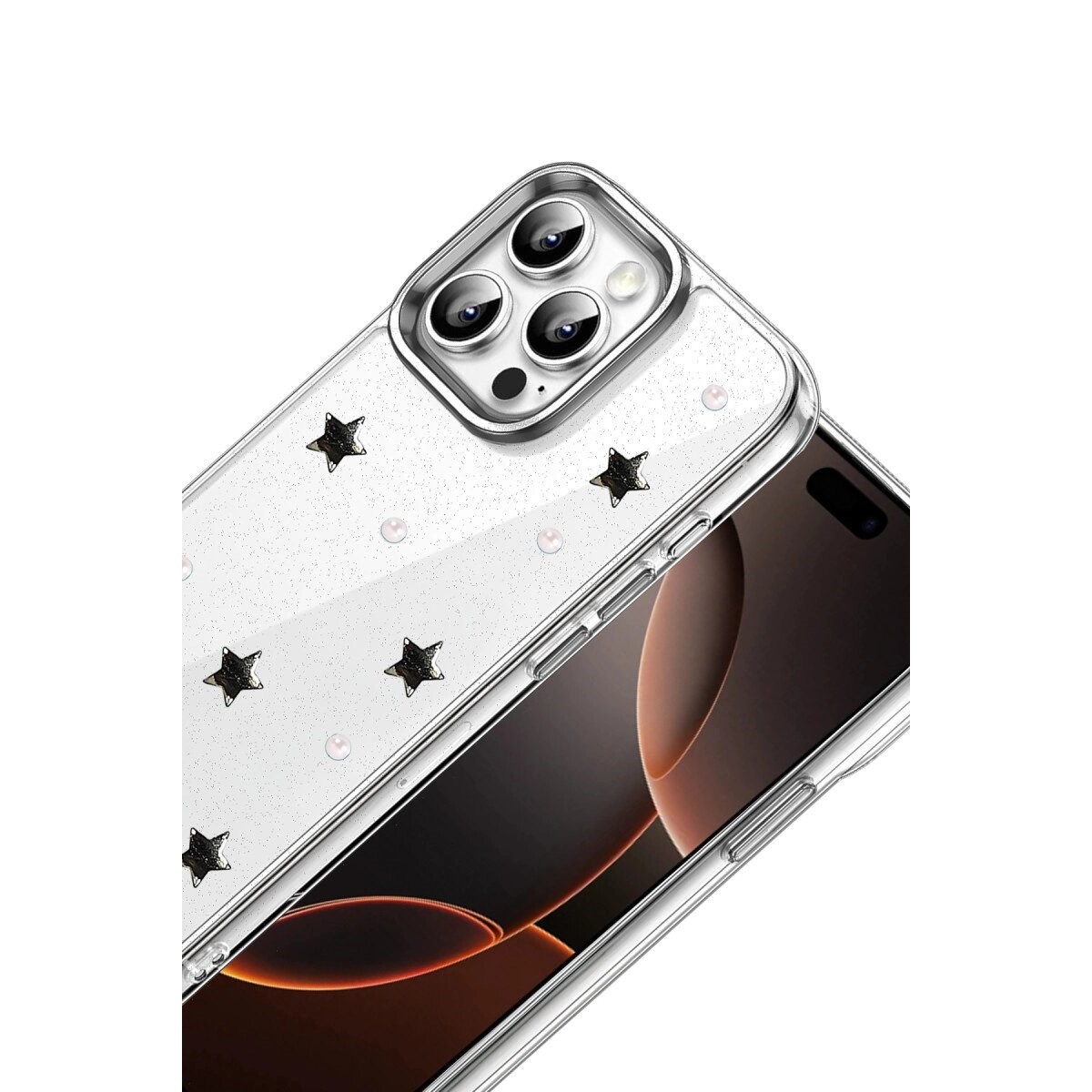 Apple İphone 16 Pro Fiyonk Desenli Kapak - Desen 7