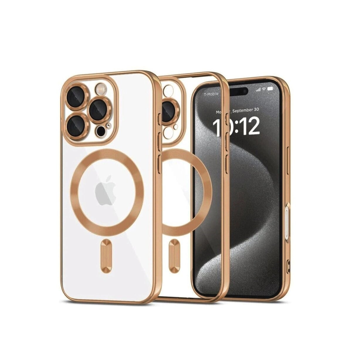 Apple İphone 16 Pro Kılıf Kross Magneticsafe Kapak - Çöl Titanyum