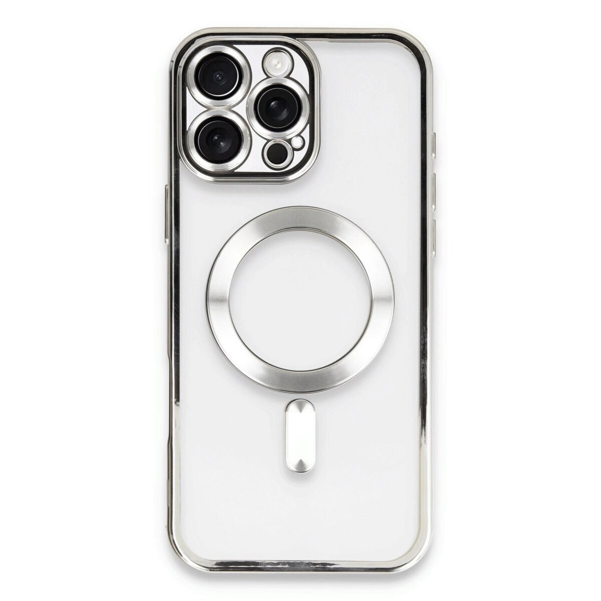 Apple İphone 16 Pro Max Kılıf Kross Magneticsafe Kapak - Gümüş