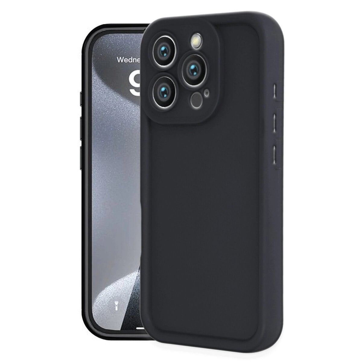 Apple İphone 16 Pro Max Kılıf Viera Silikon - Siyah