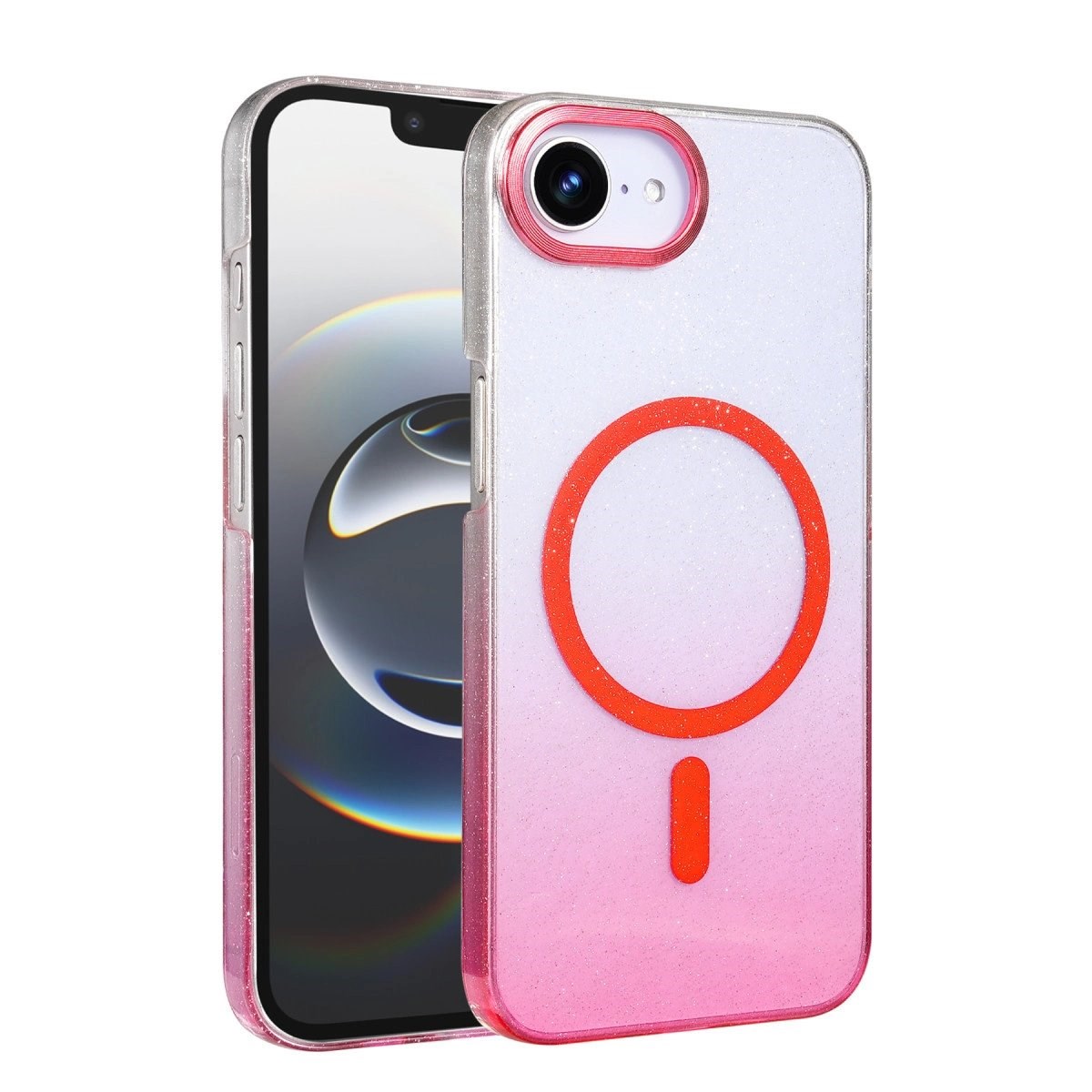 Apple İphone 16e Glossy Magsafe Kapak - Pembe