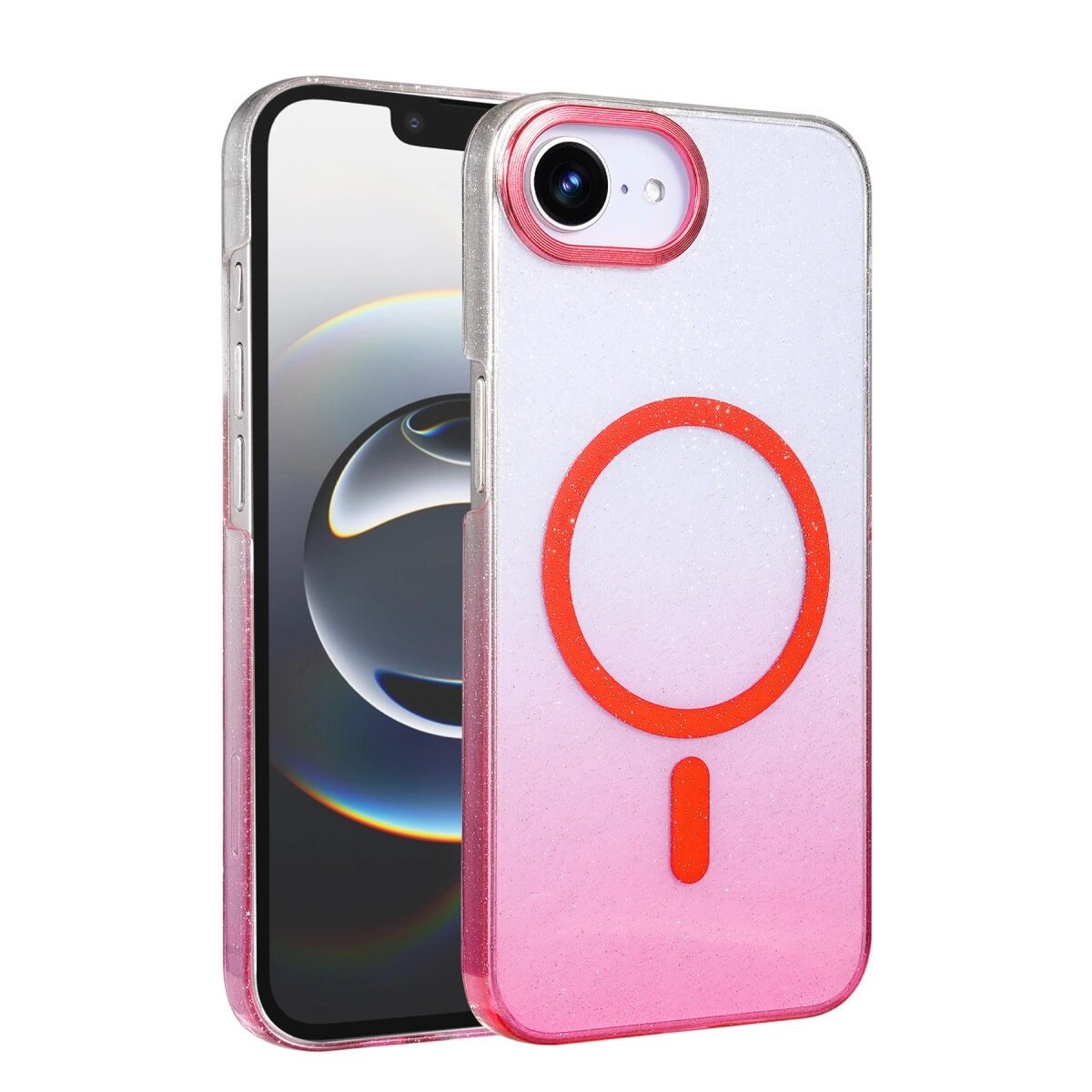 Apple İphone 16e Glossy Magsafe Kapak - Pembe