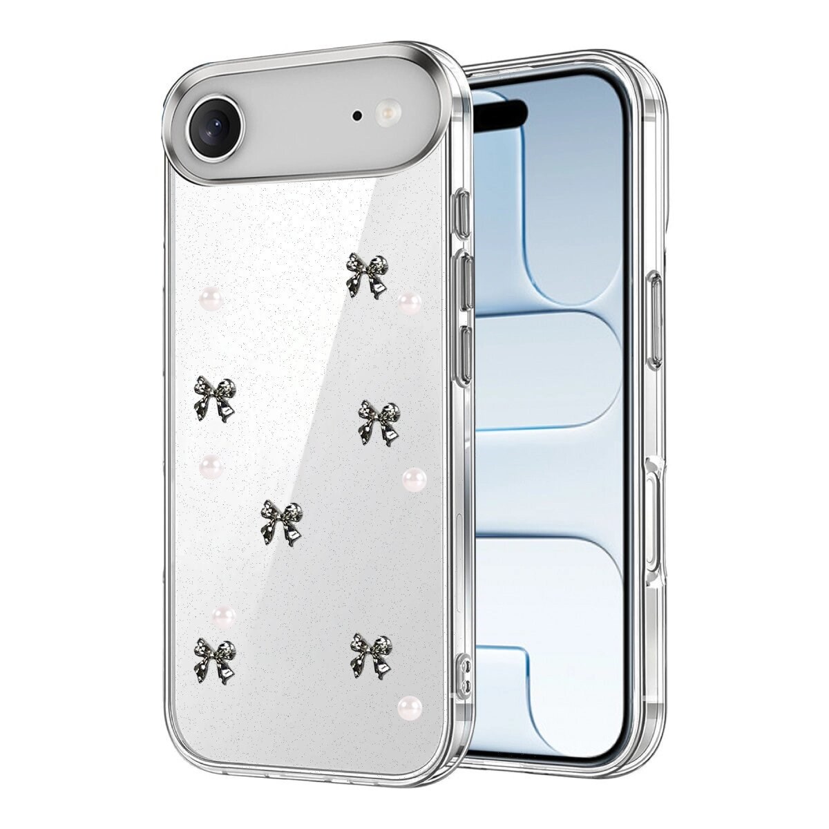 Apple İphone 17 Air Fiyonk Desenli Kapak - Desen 8