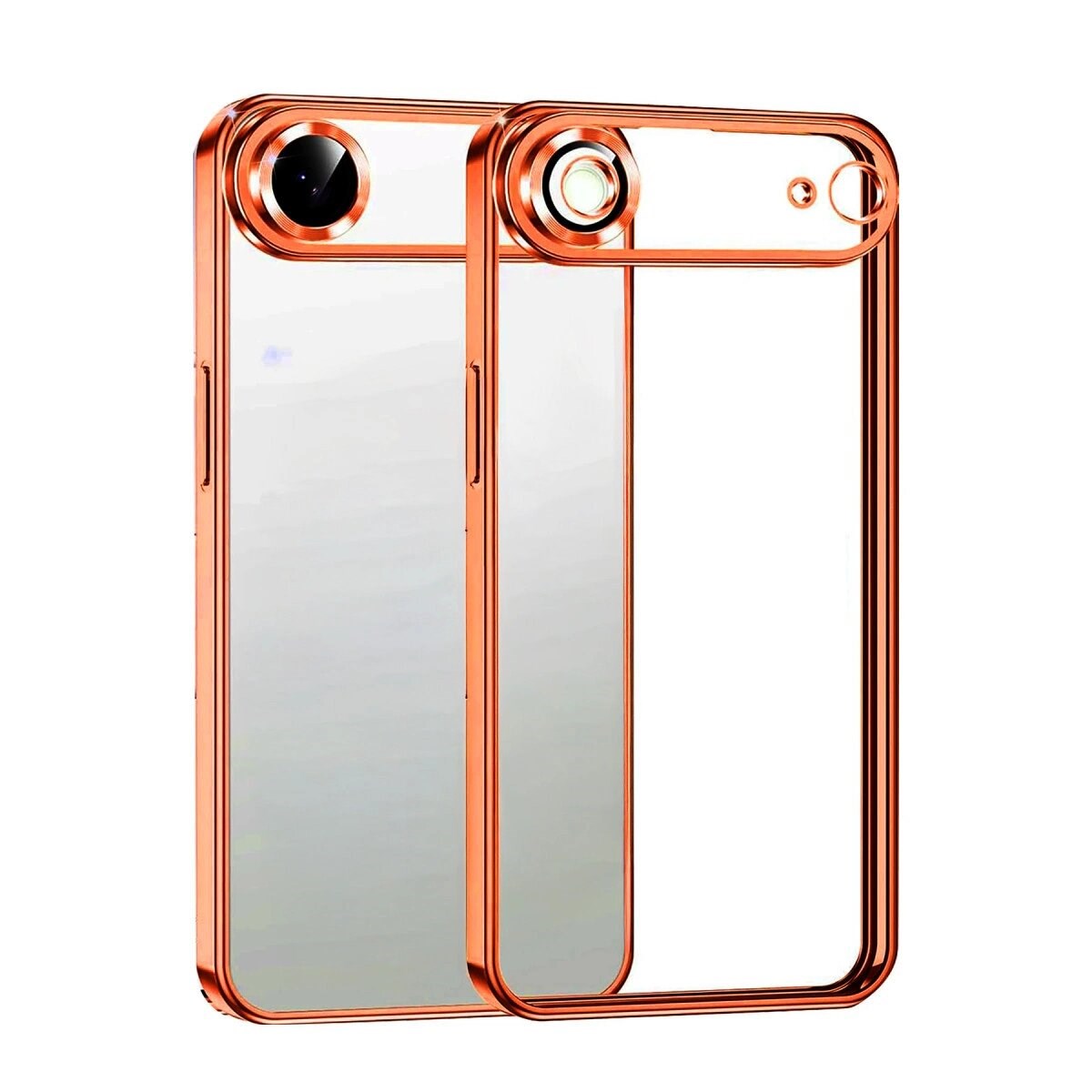 Apple İphone 17 Air Razer Lensli Silikon - Turuncu