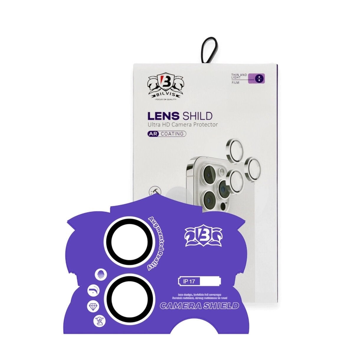 Apple İphone 17 Bilvis Titan Kamera Lens - Gümüş