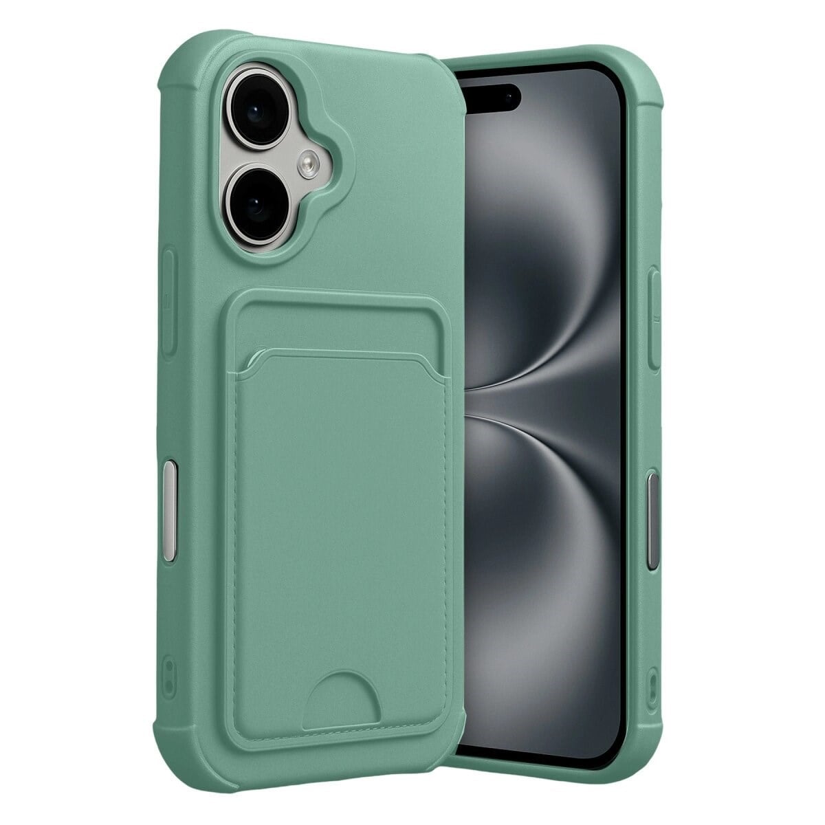 Apple İphone 17 Kelvin Kartvizitli Silikon - Açık Yeşil