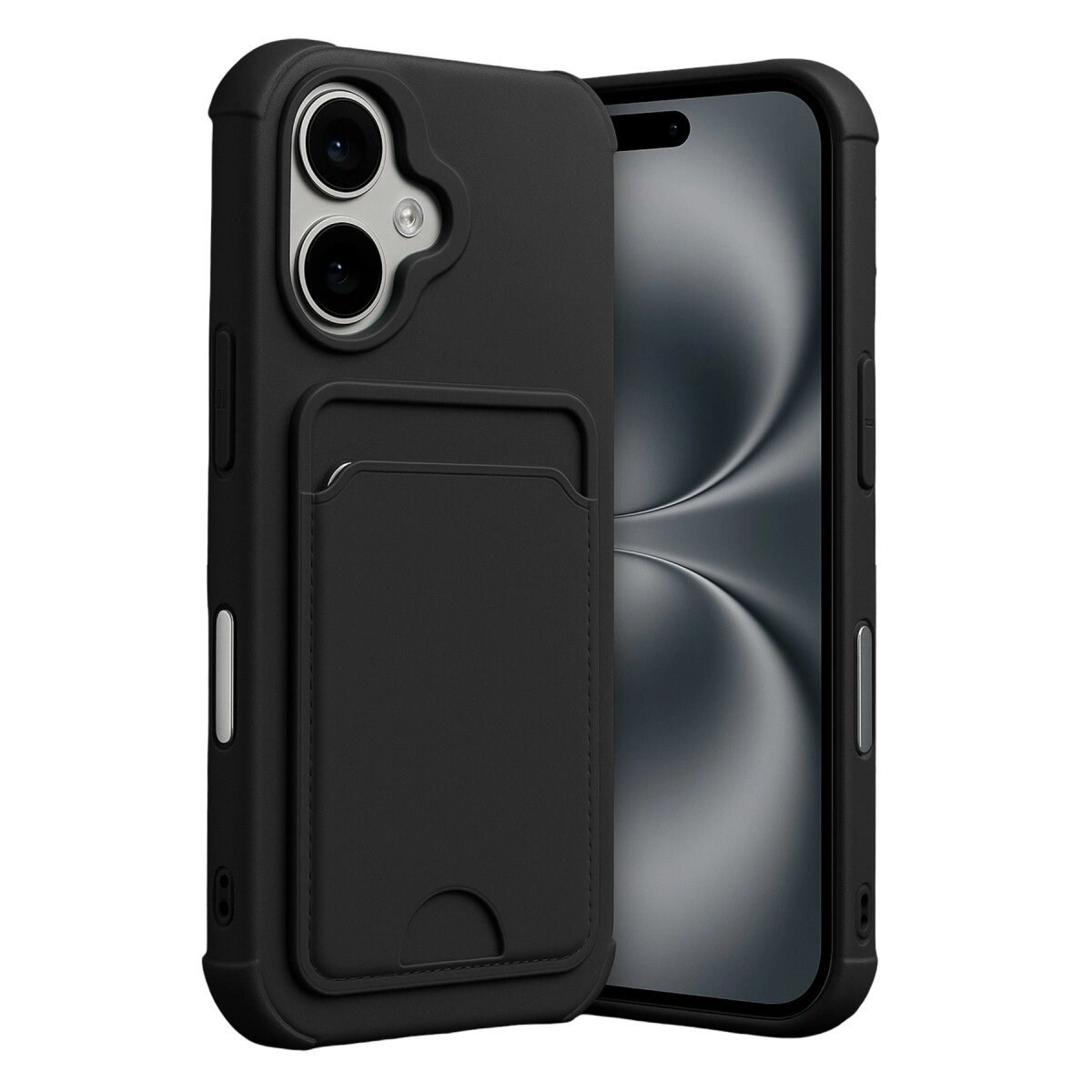 Apple İphone 17 Kelvin Kartvizitli Silikon - Siyah