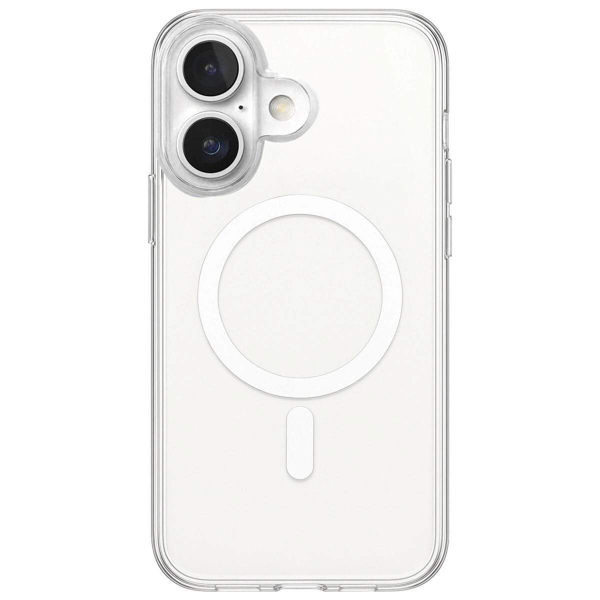 Apple İphone 17 Kılıf Magneticsafe Şeffaf Silikon - Şeffaf