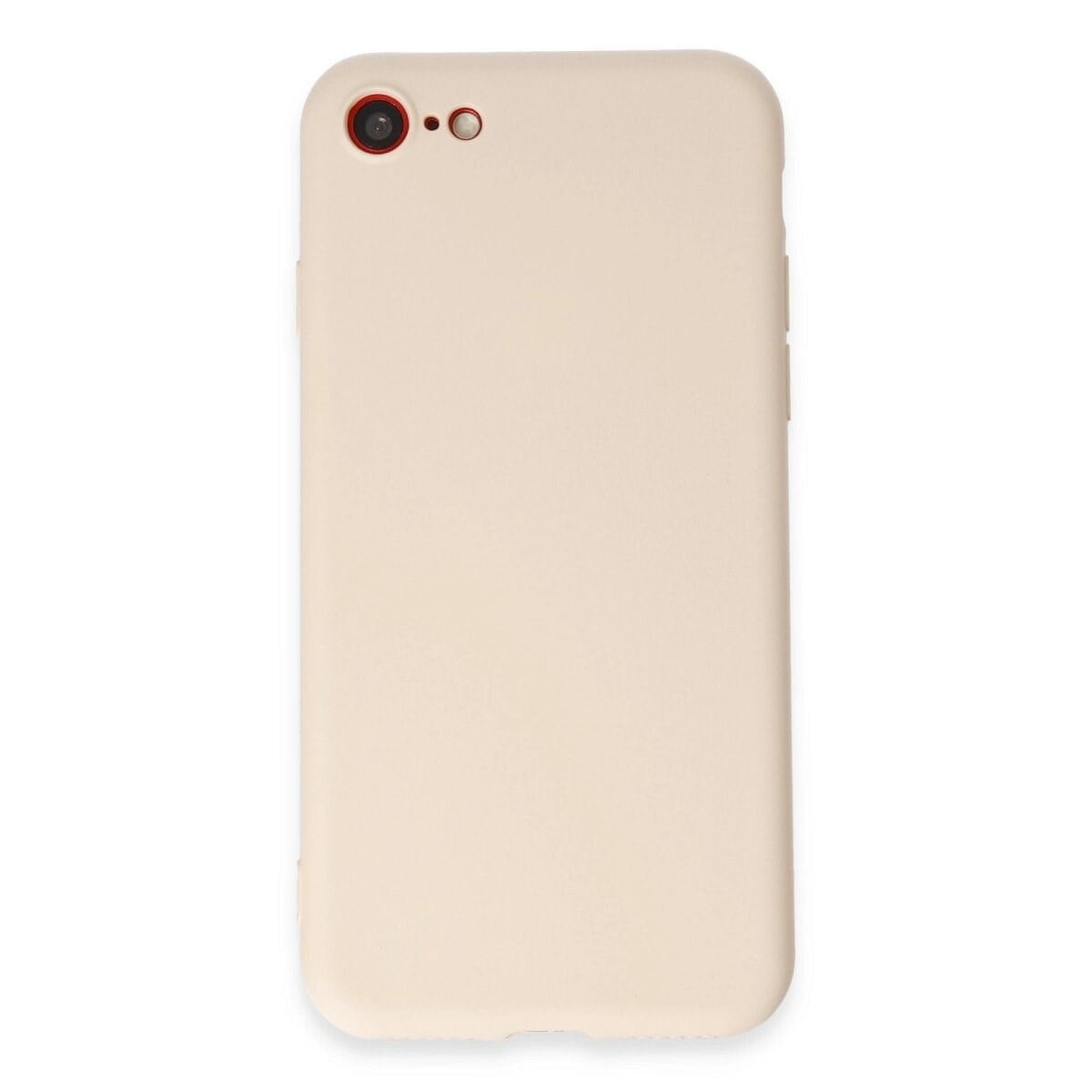 Apple İphone 7 Kılıf First Silikon - Krem