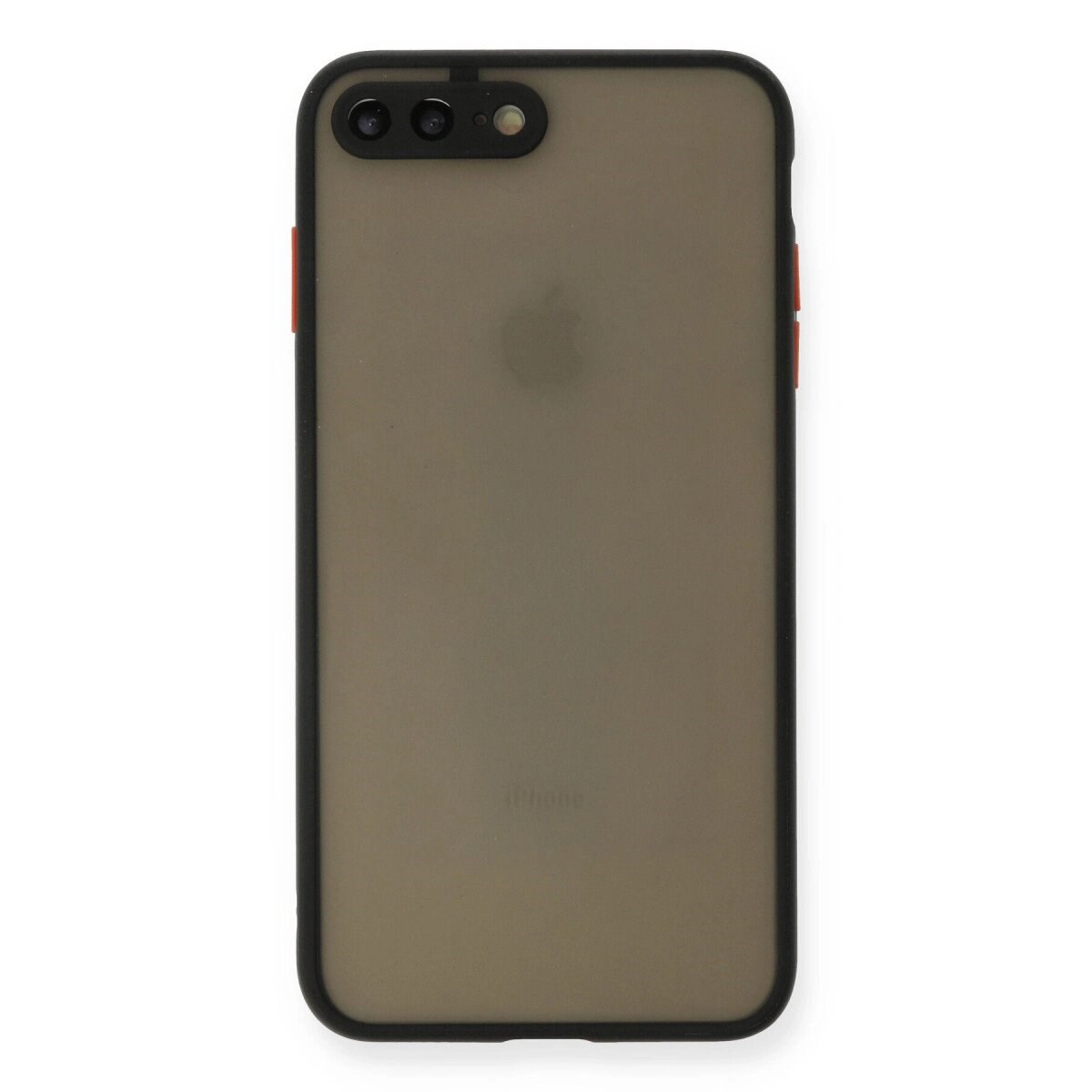 Apple İphone 7 Plus Kılıf Montreal Silikon Kapak - Siyah