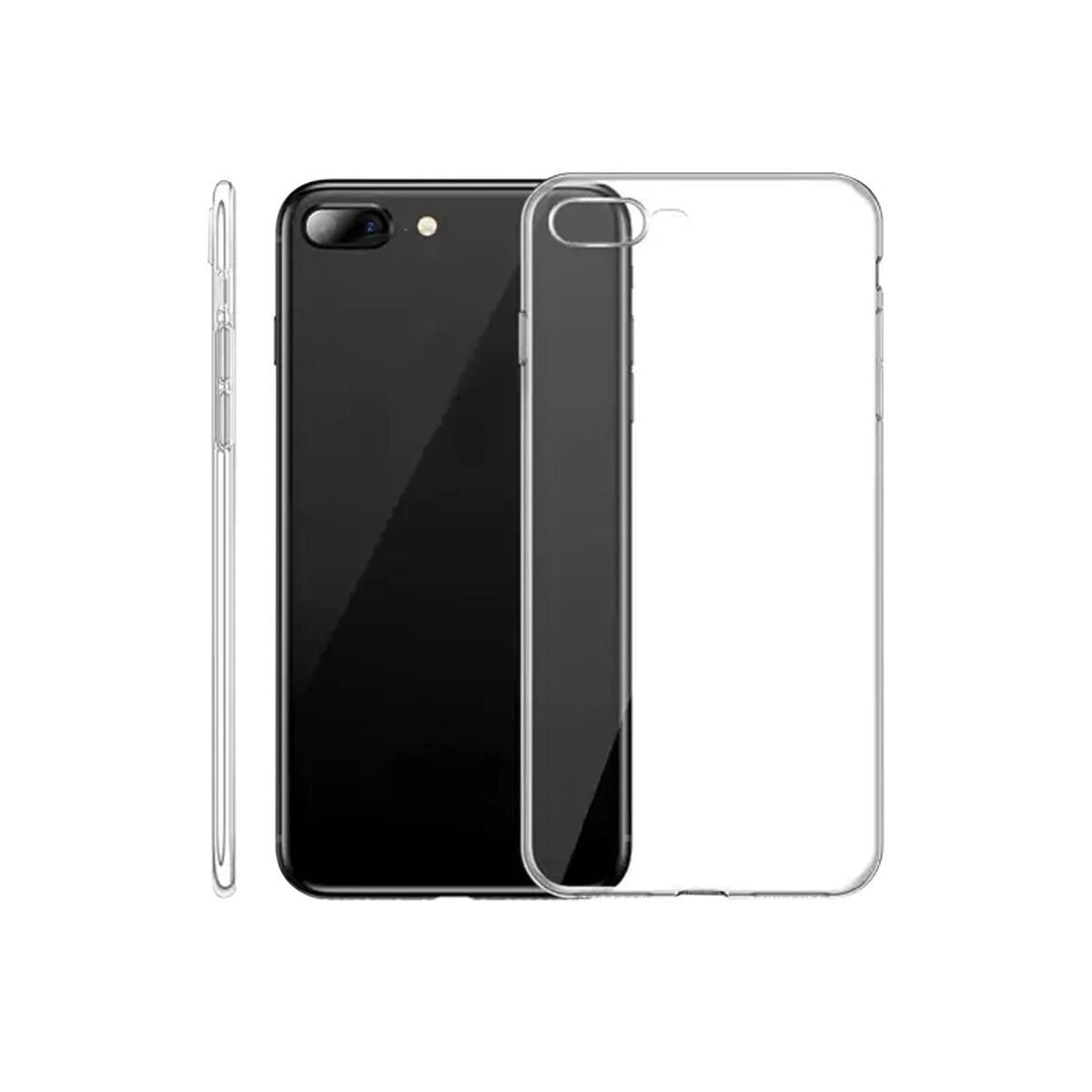 Apple İphone 8 Plus Kılıf Lüx Şeffaf Silikon