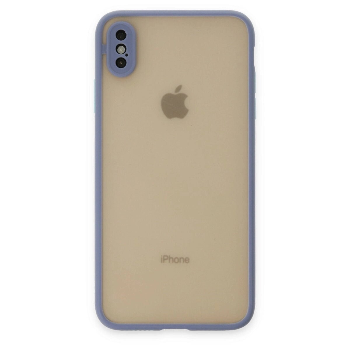 Apple İphone X Kılıf Montreal Silikon Kapak - Gri