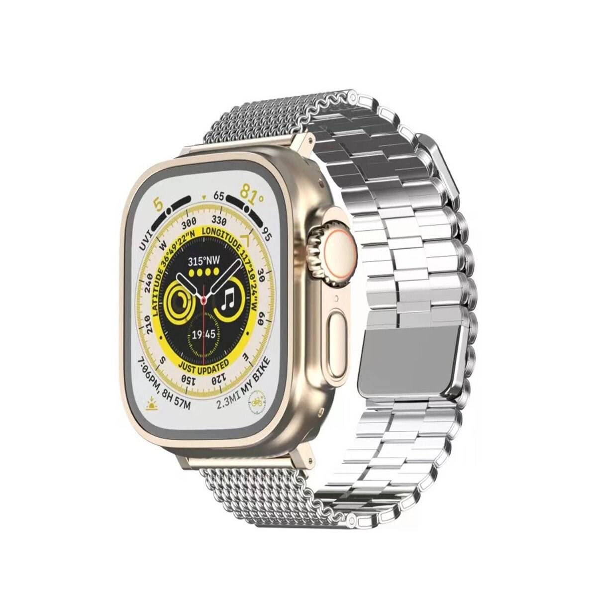 Apple Watch 38mm Ascend Metal Kordon (saat Değildir) - Gümüş