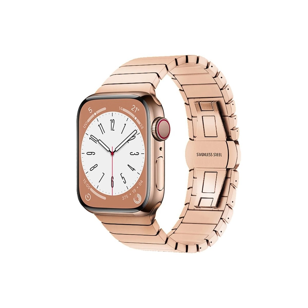 Apple Watch 38mm Kr413 Fine Steel Kordon - Rose