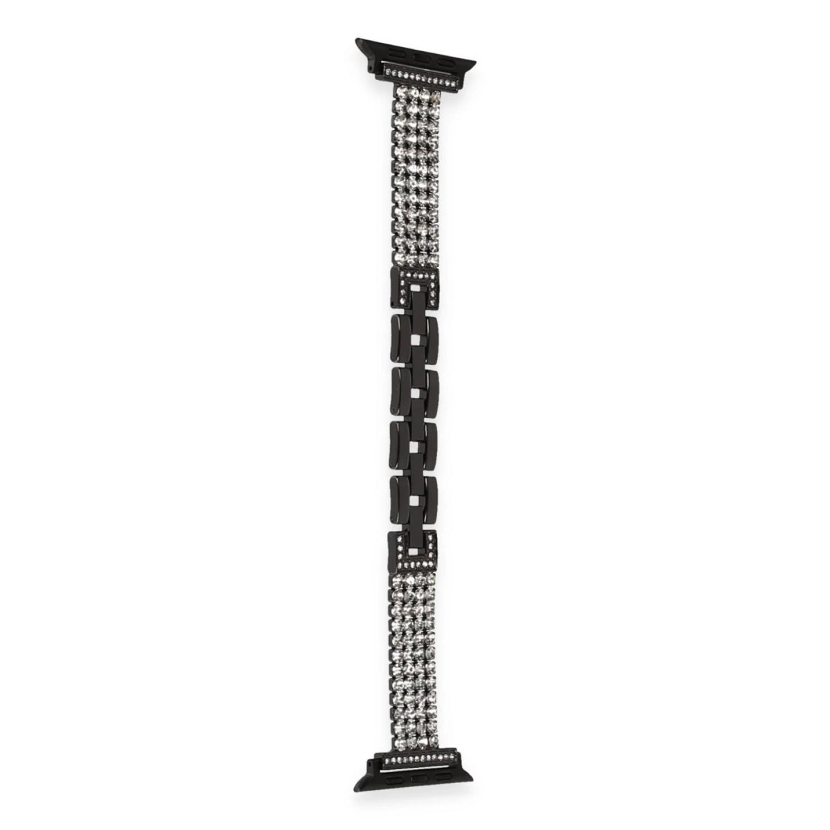 Apple Watch 38mm Live Taşlı Kordon - Siyah