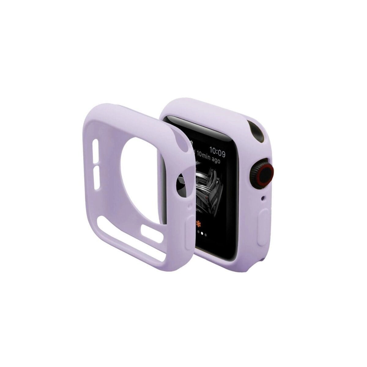 Apple Watch 38mm Silikon Alt Kasa - Lila