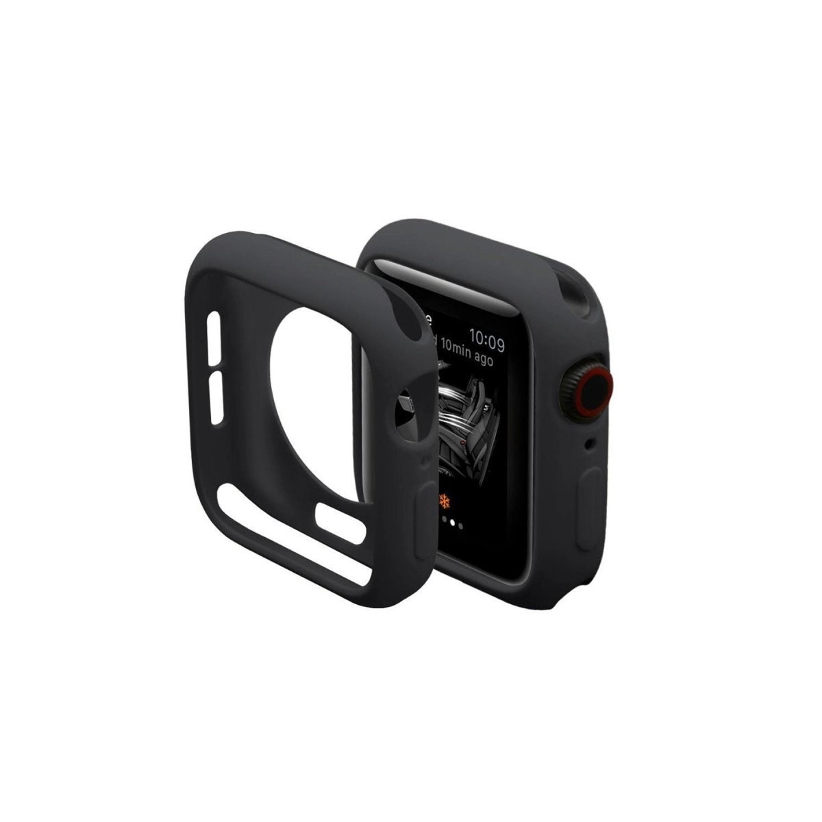 Apple Watch 40mm Silikon Alt Kasa - Siyah