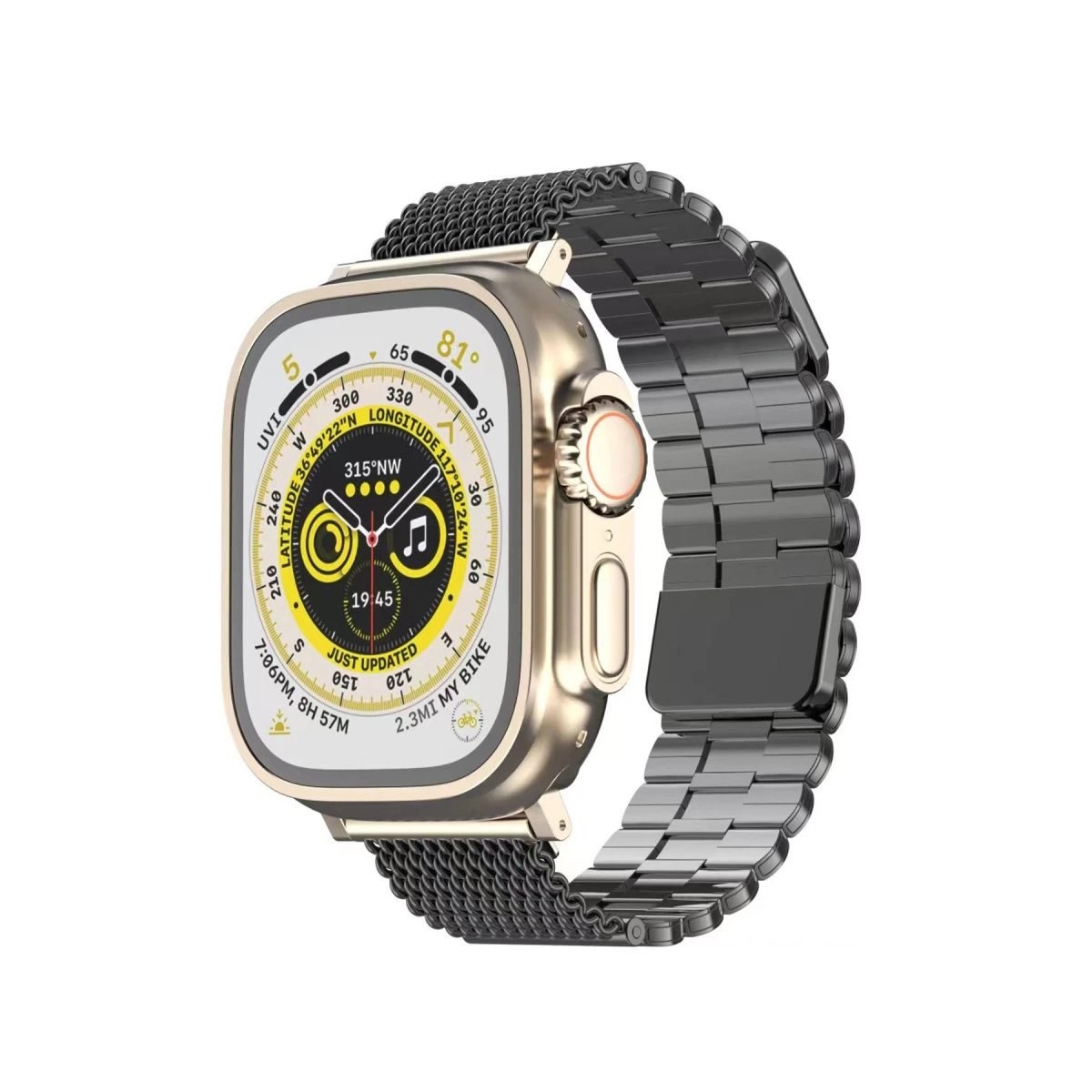 Apple Watch 42mm Ascend Metal Kordon - Gri
