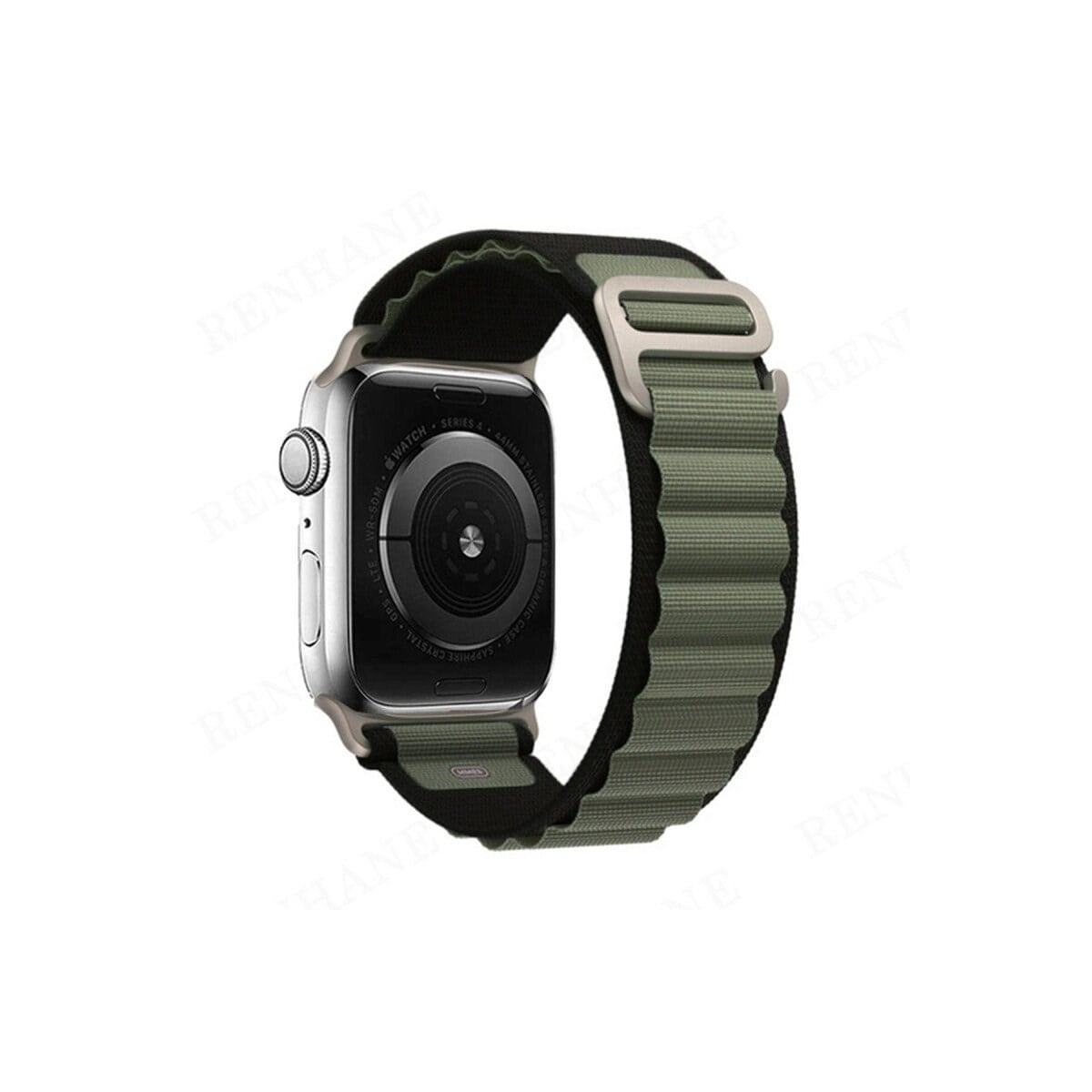 Apple Watch 42mm Mountain Kordon (saat Değildir) - Siyah-yeşil