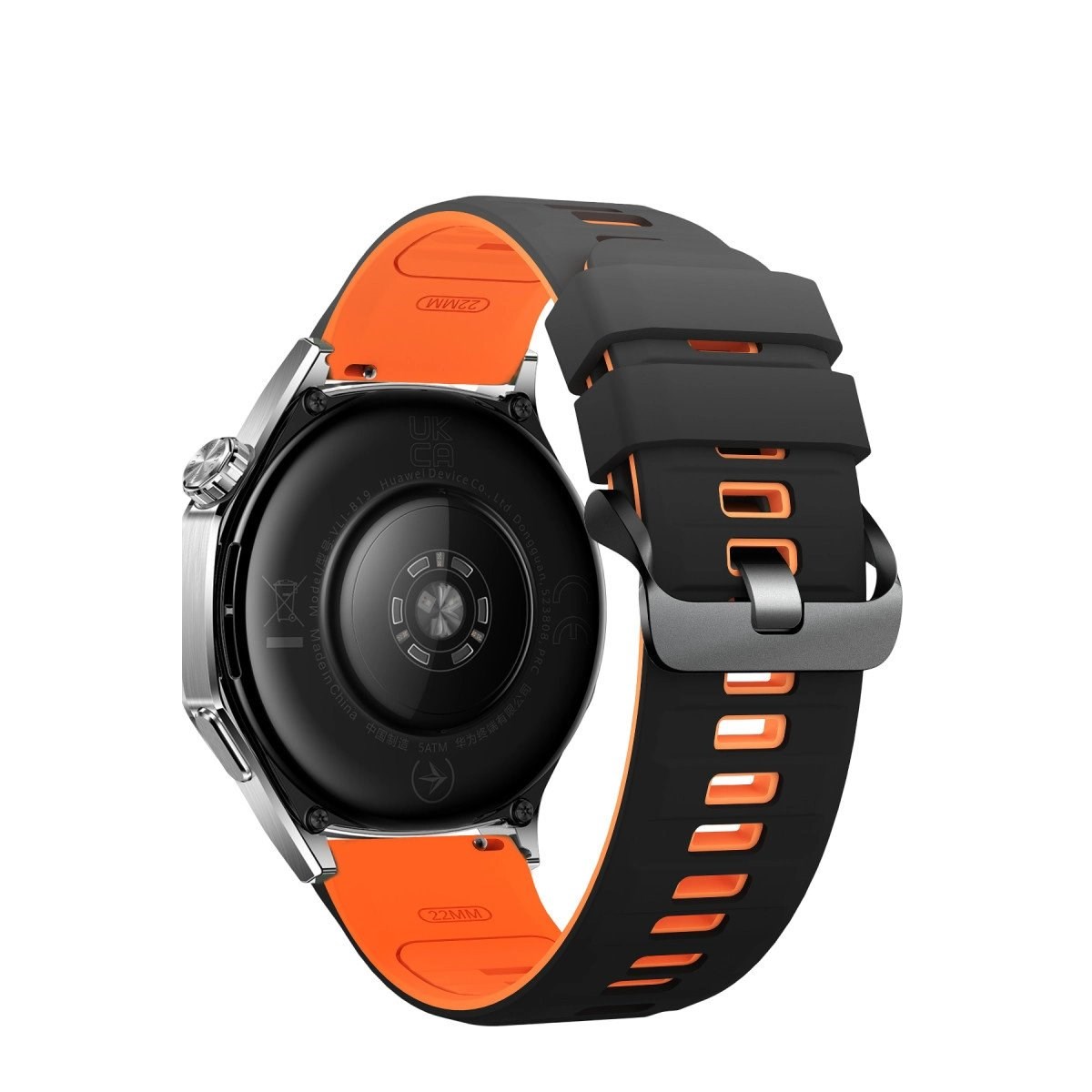 Apple Watch Ultra 49mm Minoc Kordon - Siyah-turuncu