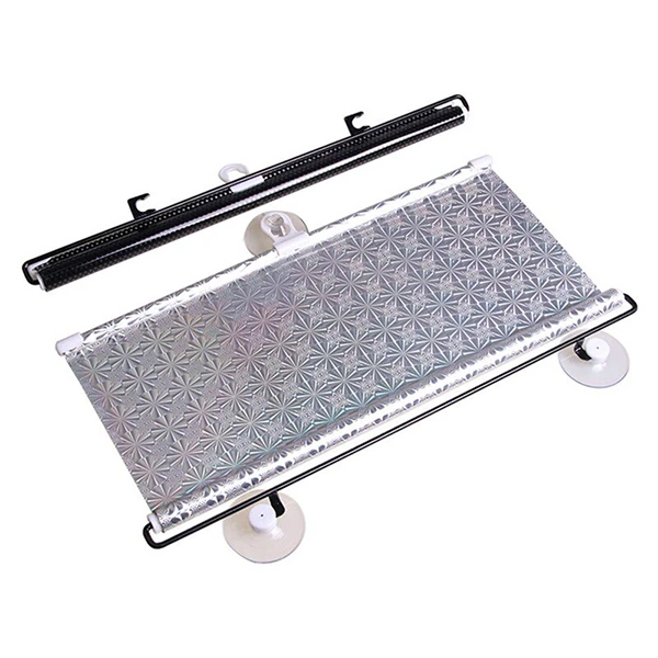 Araç İçi Araba Güneşliği Oto Ön Cam Güneşlik Branda Katlanabilir Koruyucu Güneşlik 68 x125 Cm-(1903)