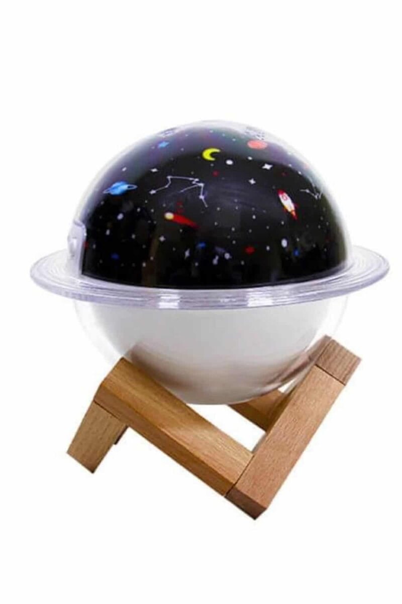 Aromaterapi Hava Nemlendirici Gece Lambası Uzay Model Satürn Oda Kokusu