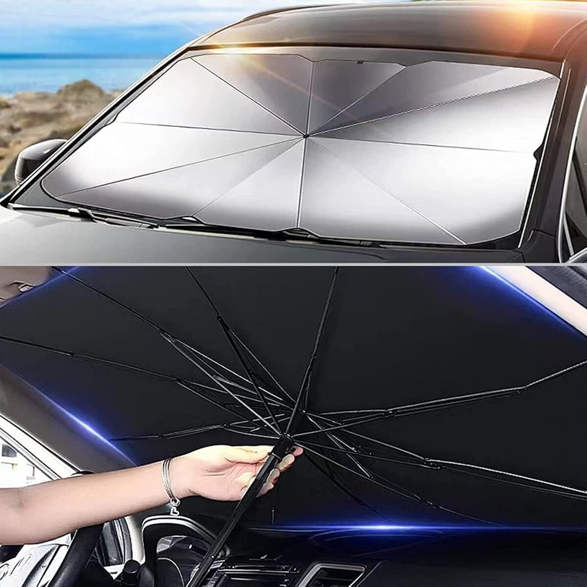 Audi A3, VW Tiguan, Ford Mondeo, Opel Insignia, Honda Civic Uyumlu Oto Şemsiye