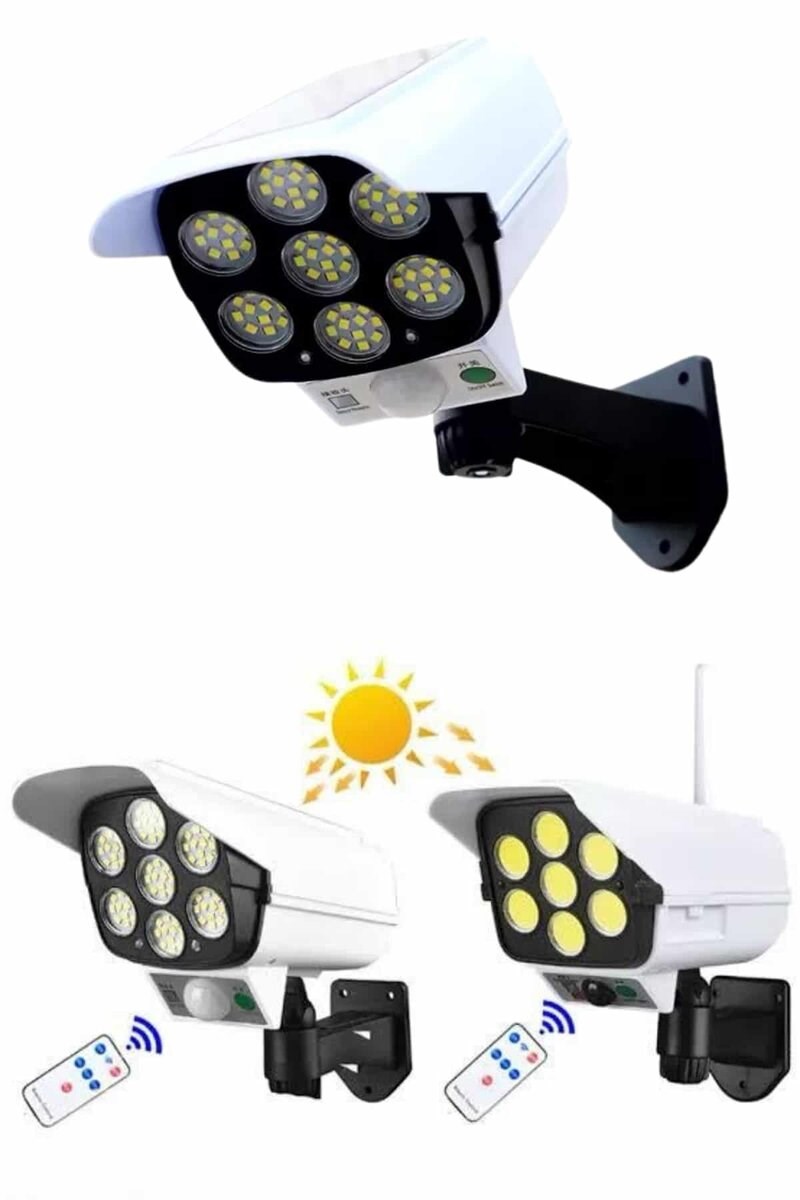 Bahçe Aydınlatması Hareket Sensörlü Led Aydınlatma Kamera Görünümlü