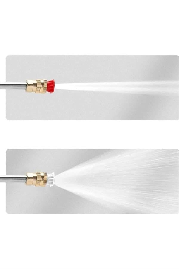 Bahçe ve Araba Yıkama Tabancası Su Basınçlı Hazneli Bataryalı Oto Yıkama