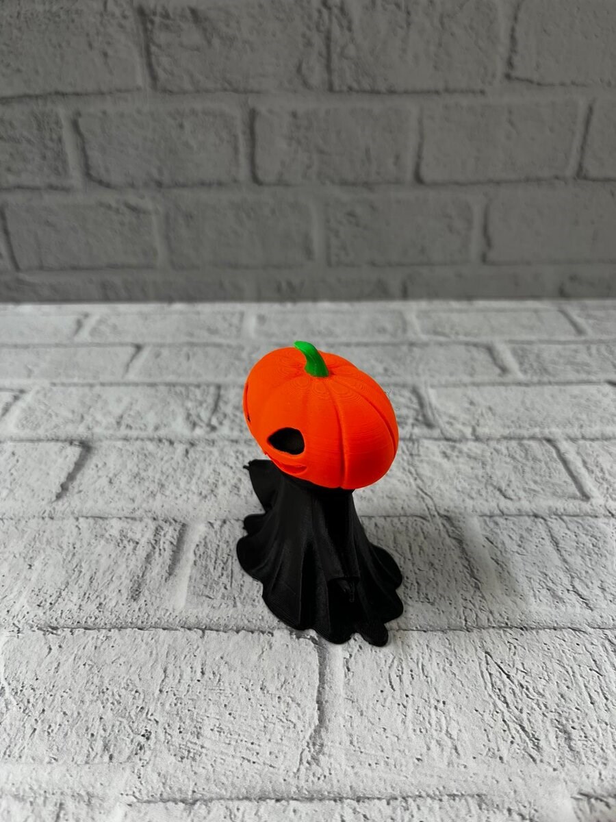 Balkabağı Figür 9cm Cadılar Bayramı Dekoratif Biblo