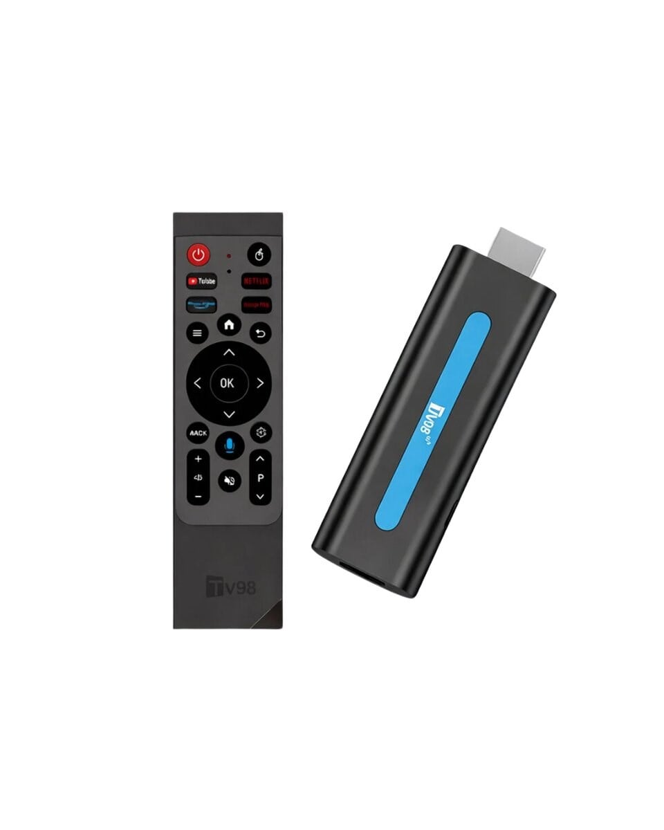 Bas Konuşlu Kumandalı 8K TV Stick Akıcı Yayın Deneyimi