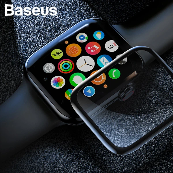 Baseus Apple Watch 42mm 3D Kavisli Tempered Kırılmaz Cam Koruyucu-(1903)