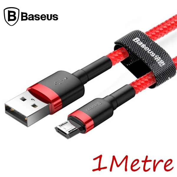 Baseus Cafule Micro Usb 1metre 2.4a Hızlı Şarj Halat Usb Kablo-(1903)