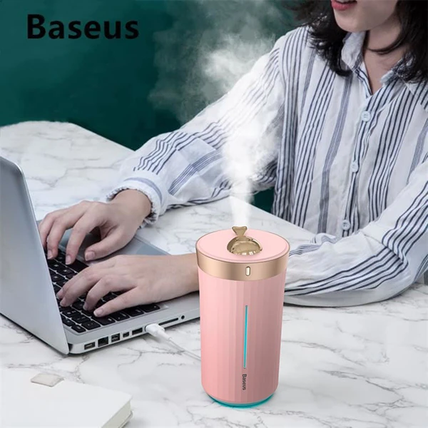 Baseus Whale Araç ve Ev Ultrasonik Hava Nemlendirici Gece Lambası-(1903)