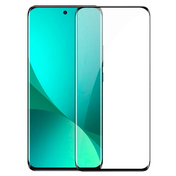 Baseus Xiaomi Mi 12 Pro Kavisli Kauçuk Full Tempered Cam Ekran Koruyucu 12x-(1903)