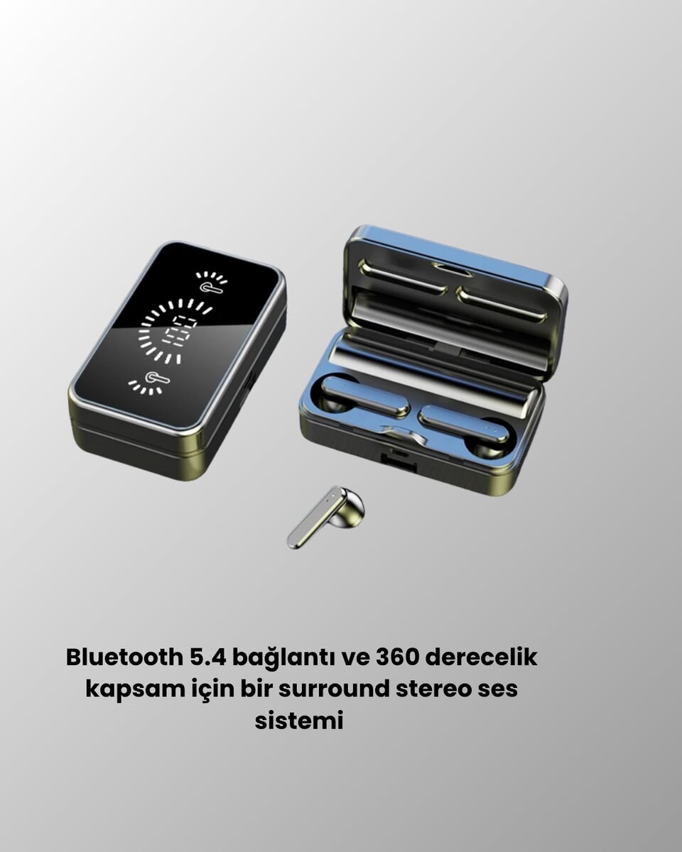Bluetooth 5.1 Destekli  bluetooth kulaklık – ANC ve Stereo Sesli